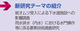 新研究テーマの紹介